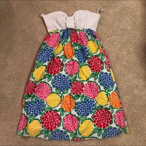 Strapless Colorful Lilly Pulitzer dress